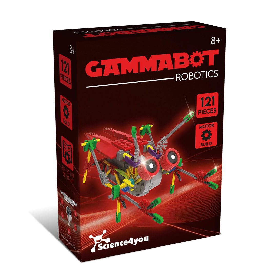 Science4you Robotics Gammabot - Roboterbaukasten für Kinder, Bauen Sie Ihren eigenen laufenden Robot