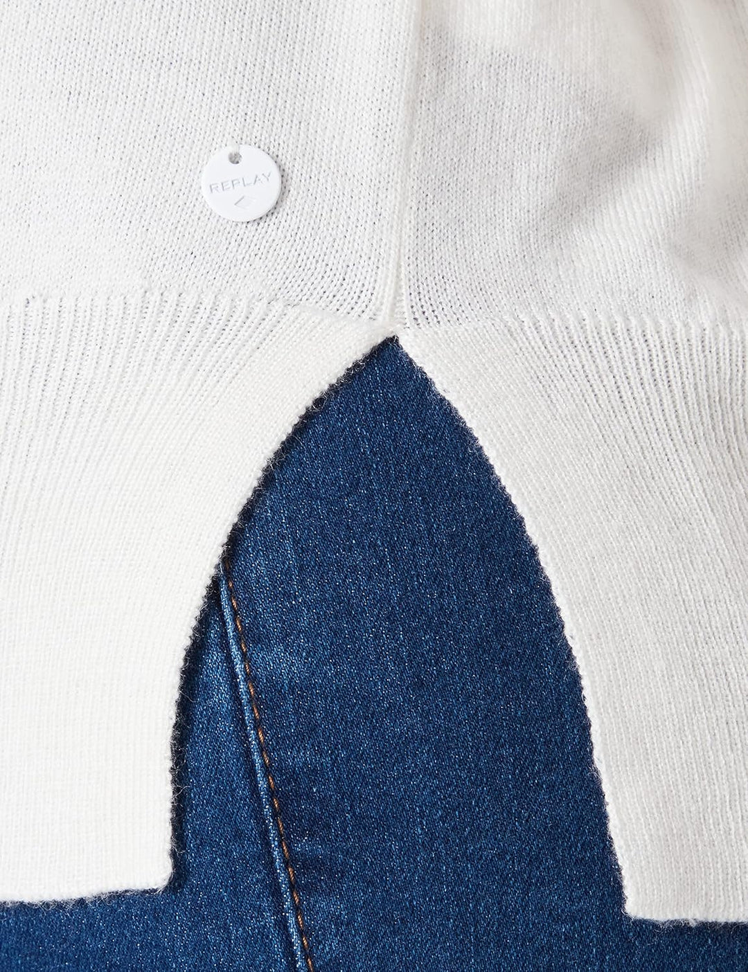 Replay Damen Pullover S 001 White, S 001 White