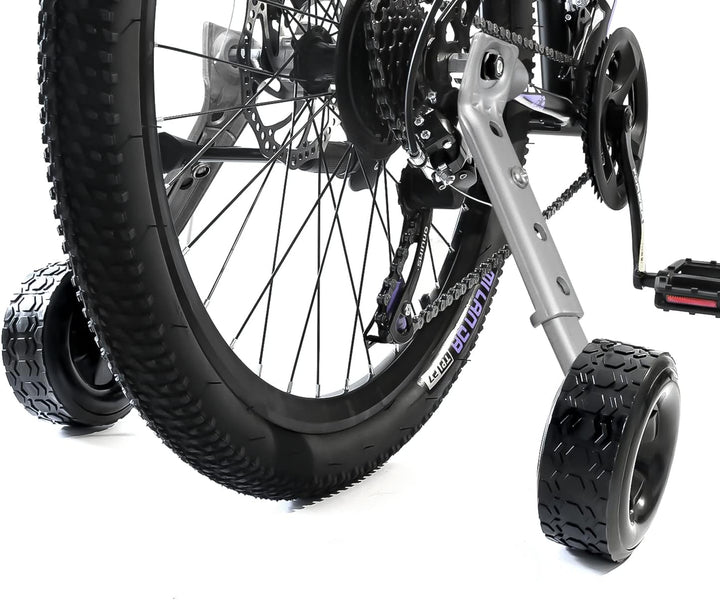 MOSHAY Roll Over Bild zu Zoom in Fahrrad Training Räder passt 16 18 20 22 24 Zoll Kinder variable Fa