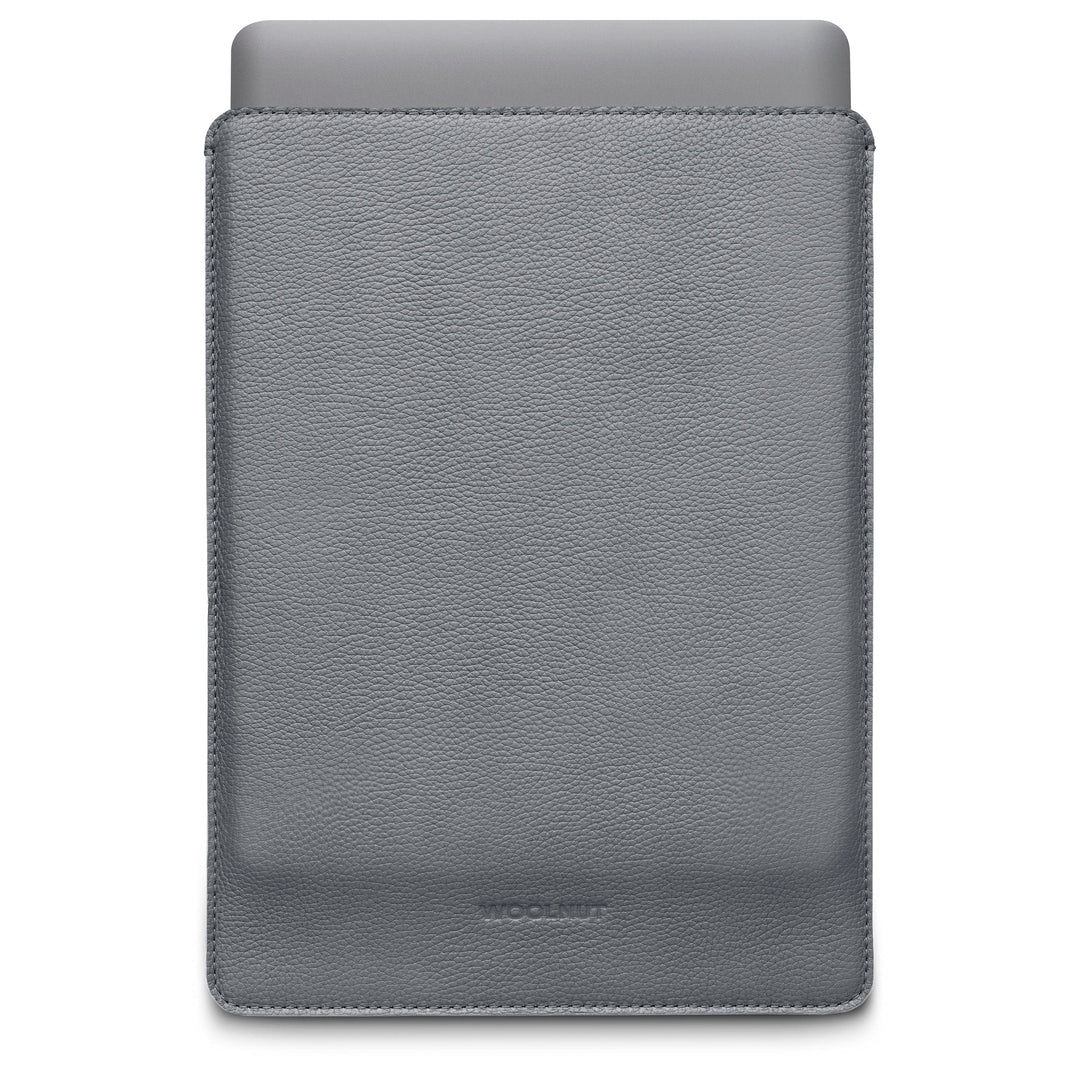 Woolnut Leder Sleeve Case Hülle Tasche für MacBook Pro 13 UNT Air 13/13.6 Zoll - Grau Grau MacBook P