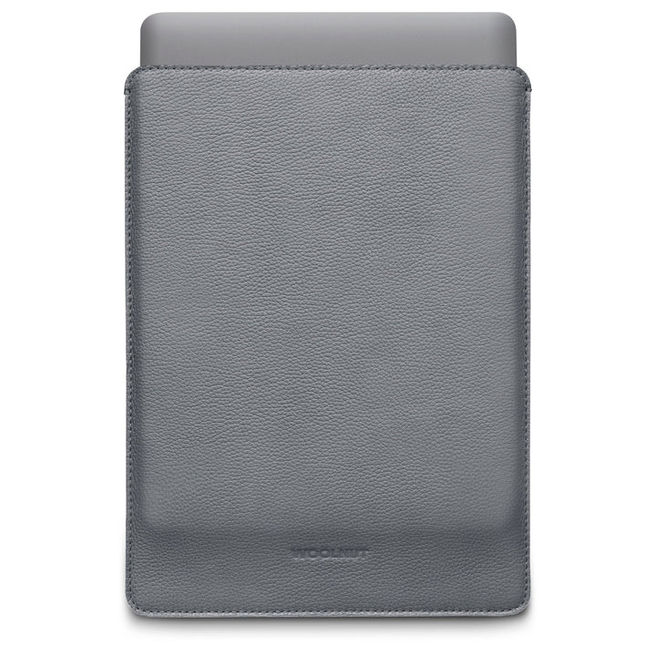 Woolnut Leder Sleeve Case Hülle Tasche für MacBook Pro 13 UNT Air 13/13.6 Zoll - Grau Grau MacBook P