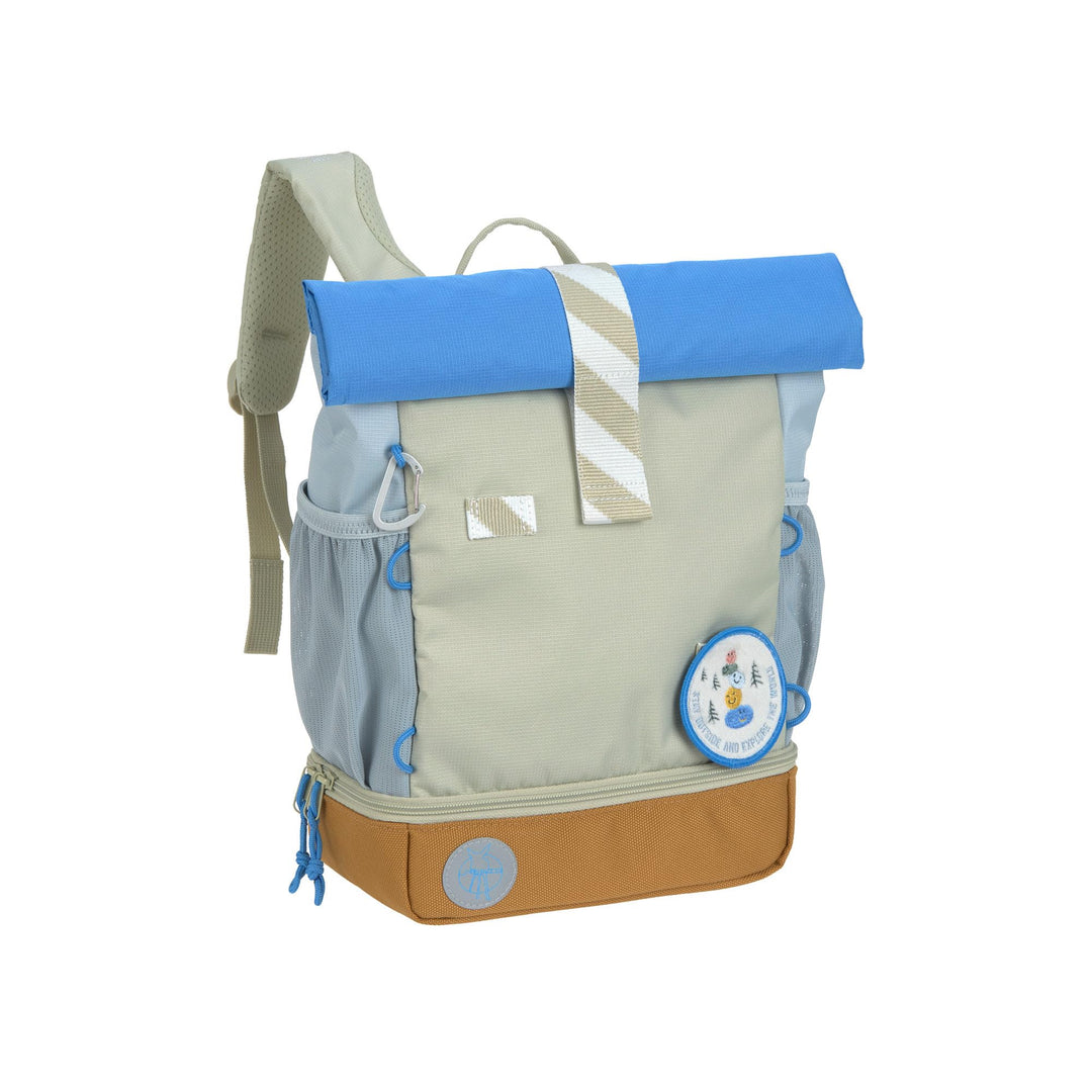 LÄSSIG Kindergartenrucksack Kinderrucksack Rolltop mit Brustgurt wasserabweisend, 11 Liter/Mini Roll