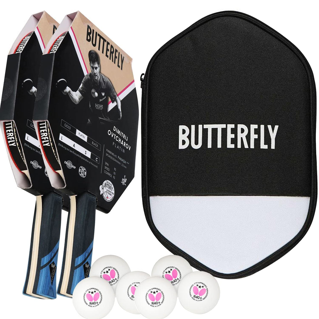 Butterfly® Dimitrij Ovtcharov Platin Tischtennisschläger | Eva-Technologie | ITTF zertifizierter Pan