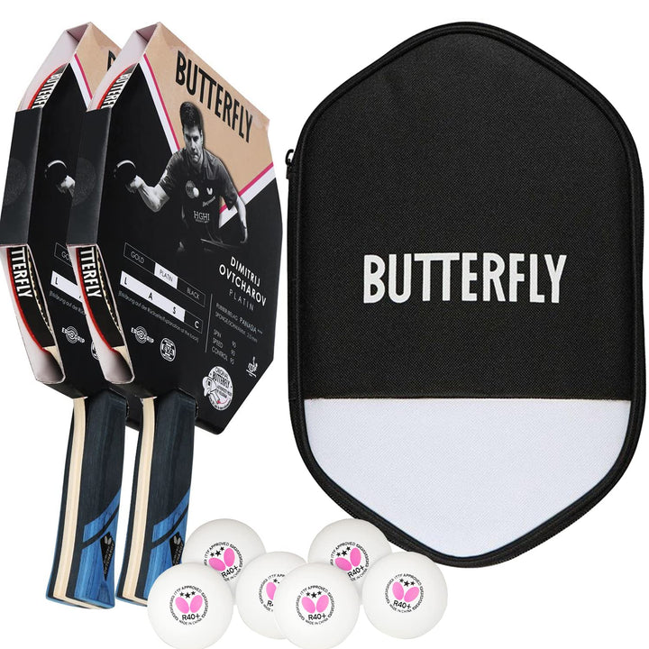 Butterfly® Dimitrij Ovtcharov Platin Tischtennisschläger | Eva-Technologie | ITTF zertifizierter Pan