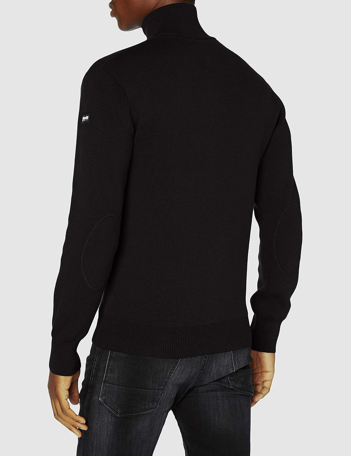 Schott NYC Herren Plkern2 Pullover Pullover S Schwarz, S Schwarz