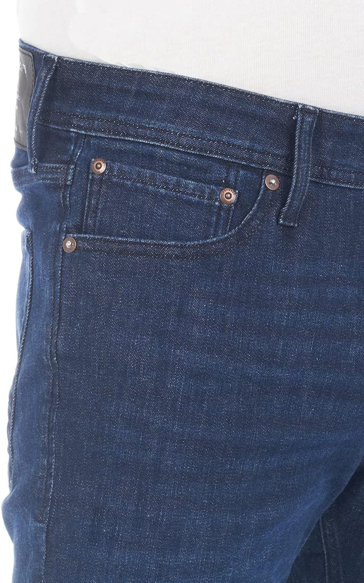 JACK & JONES Herren Jeans JJIGLENN Jeanshose Hose Slim Fit Stretch Denim Pant Blau Schwarz w27 w28 w