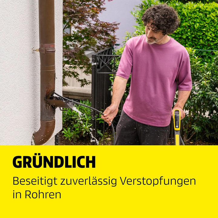 Kärcher Dachrinnen- und Rohrreinigungsset PC 20 (20 m) Einzelbett