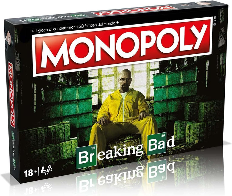 Hasbro Winning Moves — Breaking Bad, Monopoly, Brettspiel, italienische Ausgabe | Ab 18 Jahren, Spie