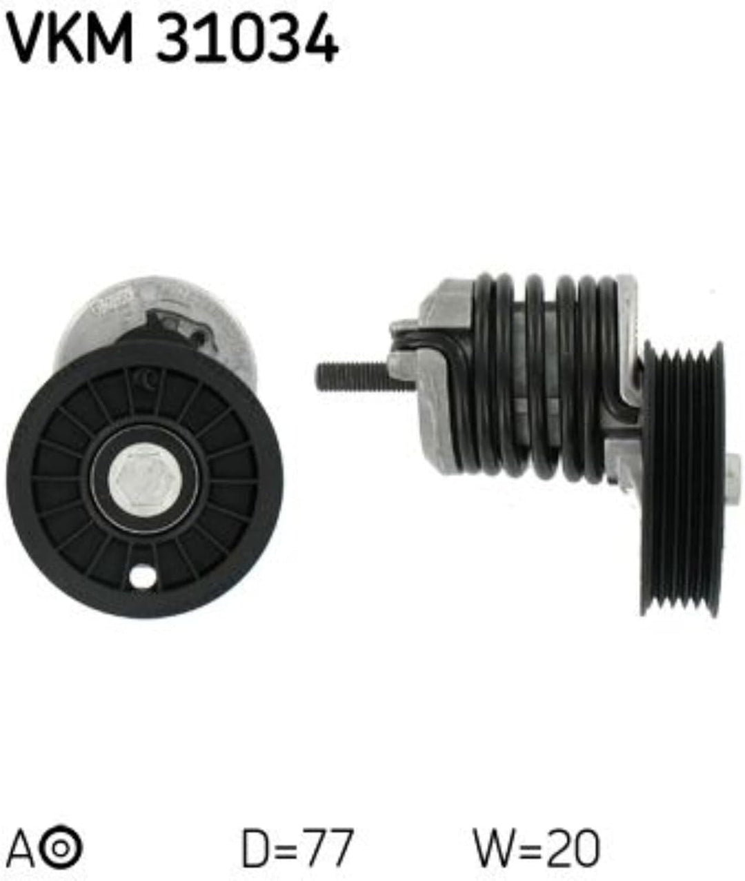 SKF VKMA 31051 Spannrollensatz für Nebentrieb