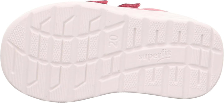 Superfit Mädchen Breeze Lauflernschuh 21 EU Weit Pink Orange 5520, 21 EU Weit Pink Orange 5520