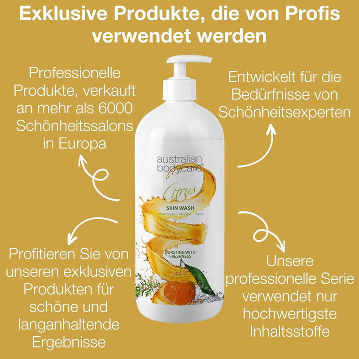 Zitrus &amp; Teebaumöl Duschgel Professional 1000 ml by Australian Bodycare - Für weiche, unreine Haut,