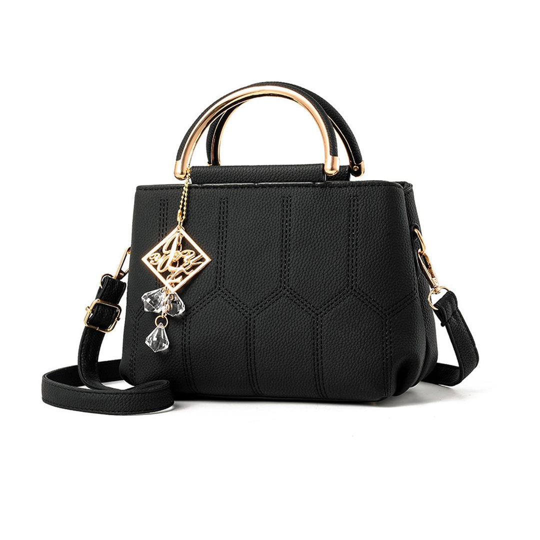 NICOLE & DORIS Handtasche Damen Klein Schultertaschen PU Leder Frauen Umhängetasche Henkeltasche Min
