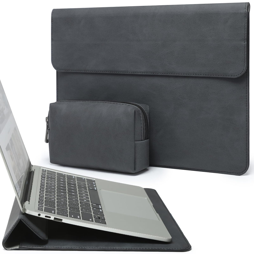 HYZUO 13,3-14 Zoll Laptop Hülle Tasche mit Standfunktion für MacBook Pro 14 M5/M4/M3/M2/M1 2026-2021