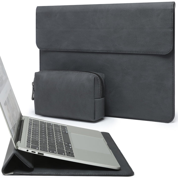 HYZUO 13 Zoll Laptop Hülle mit Standfunktion für 2026-2018 MacBook Air 13 M5 M4 M3 M2 M1, 2026 13" M