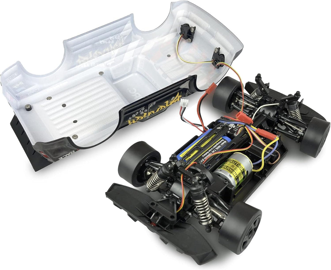 Amewi Sports Car Panther 1:16, 2,4GHz, RTR mit Gyro, 21088, Schwarz