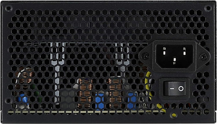 AeroCool LUX550, PC-Netzteil (550 W, 12 V, 88% Effizienz, 80 Plus Bronze), Schwarz, LUX550