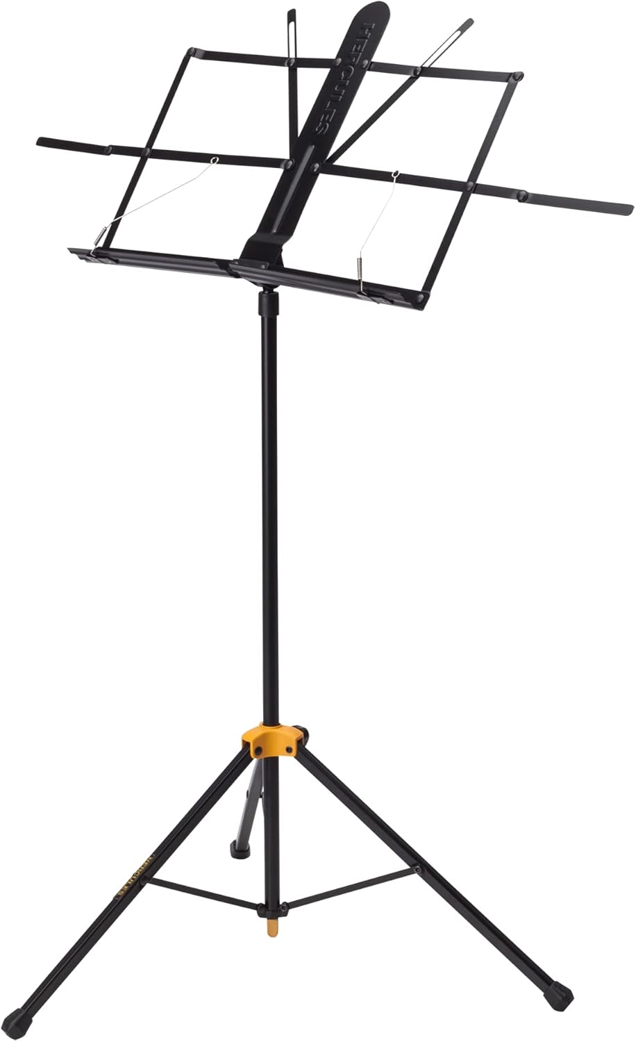 Hercules BS100B Music Stand with EZ Desk, Glide and Angle Roller