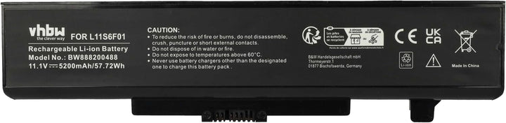 vhbw Akku kompatibel mit Lenovo Thinkpad Edge E531 (6885CMC), E535, E545, E540 Notebook (5200mAh, 11