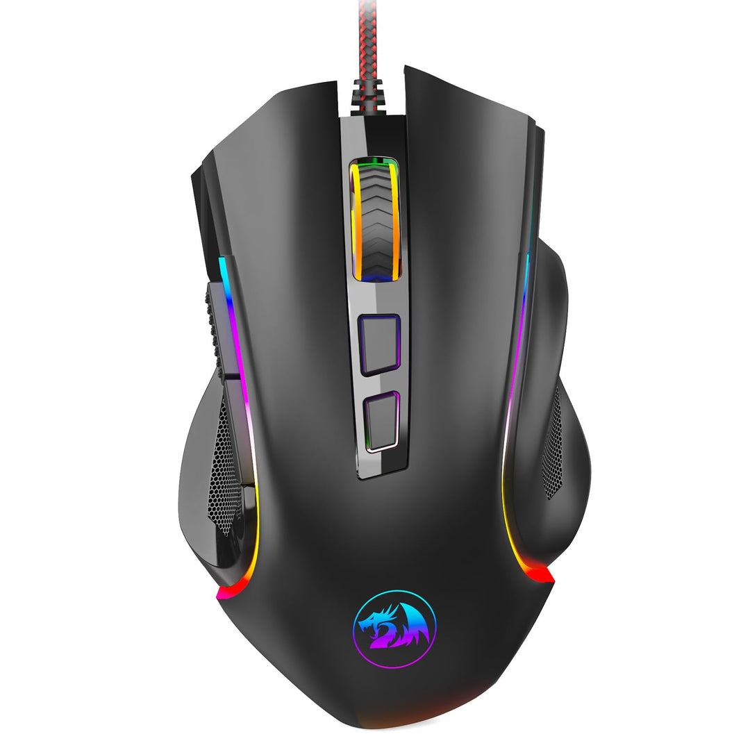Redragon M602 Gaming Maus mit Kabel, Wired Computer Mouse Gaming mit Treiber, 7 Programmierbare Tast