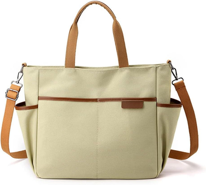 Canvas Umhängetasche Casual Henkeltaschen Multifunktionale Schultertasche Grosse Kapazität Damen Han
