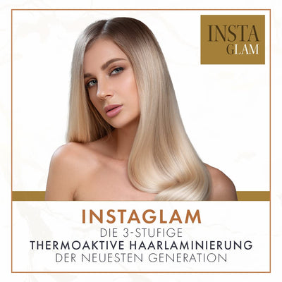 DIANA BEAUTY CREATIVE - Set INSTAGLAM für die Haar-Laminierung I Priming Shampoo I Laminierfluid I F