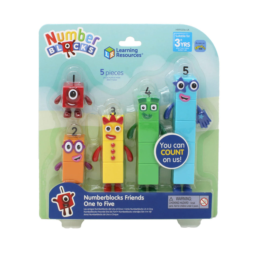Learning Resources Numberblocks-Freunde Eins bis Fünf, Offizielles Sammelspielzeug, enthält die Numb