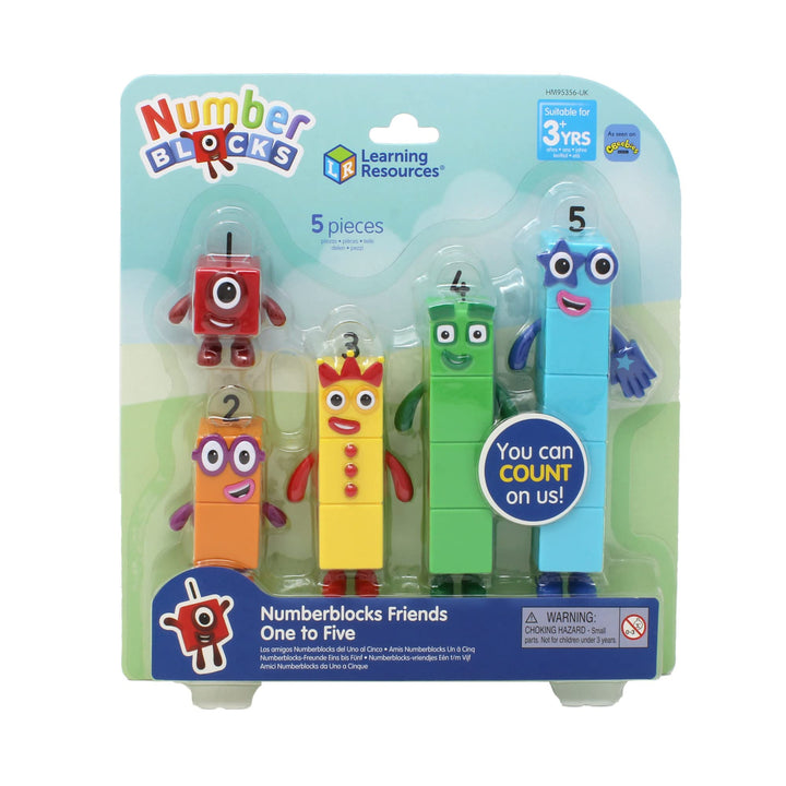 Learning Resources Numberblocks-Freunde Eins bis Fünf, Offizielles Sammelspielzeug, enthält die Numb
