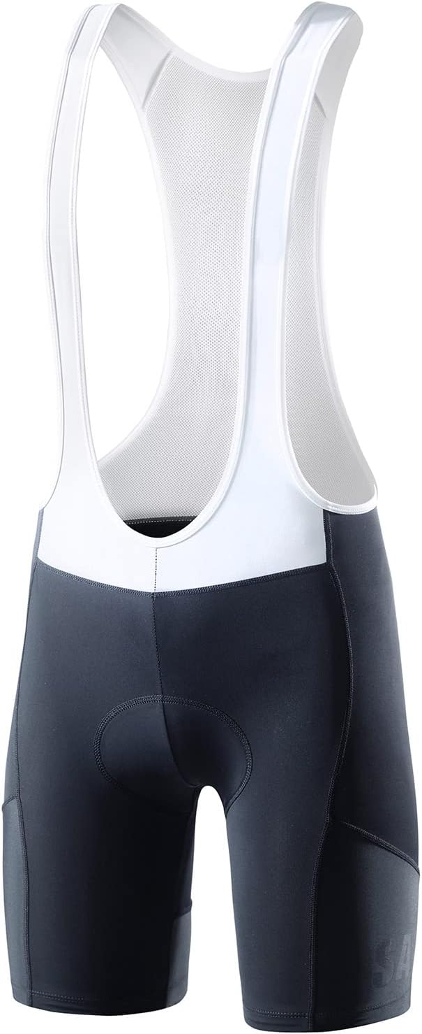 Santic Trägerhose Fahrrad Herren Kurz Sitzpolster Bib Shorts Hosen Rennrad Gepolstert Radlerhose Pol