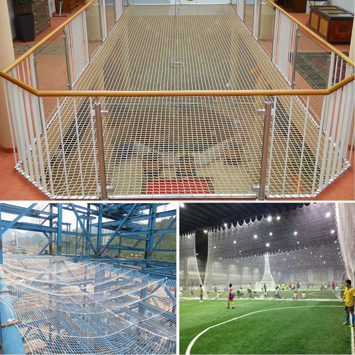 YOAI Universal Schutznetz Katzennetz Sicherheitsnetz für Balkon Fenster, Hochbett Rausfallschutz Tre