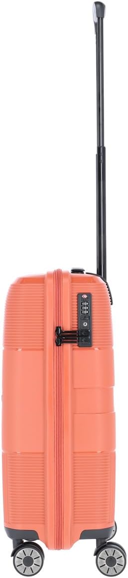 travelite 4-Rad Hartschalen Handgepäck Koffer klein mit TSA Schloss, Gepäck Serie WAAL: Stabiler Tro