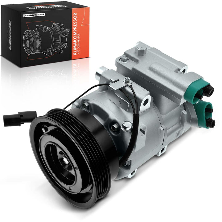 Frankberg Klimaanlage Klimakompressor Kompatibel mit i20 PB PBT 1.4L 1.6L Diesel 2008-2015 Replace#
