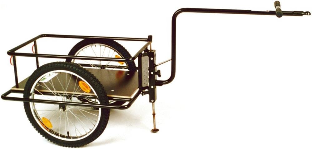 Roland Fahrradanhänger Typ B Hochdeichsel 90 Liter, Schwarz, 500107