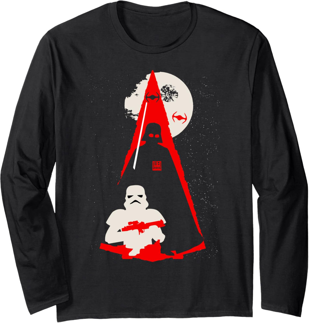 Star Wars Darth Vader Abduction Light Poster Langarmshirt