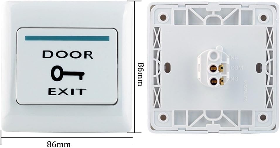 Libo Komplettes Set RFID-Zugangskontrollsystem mit elektrischer Verriegelung Typ NC, Stromversorgung