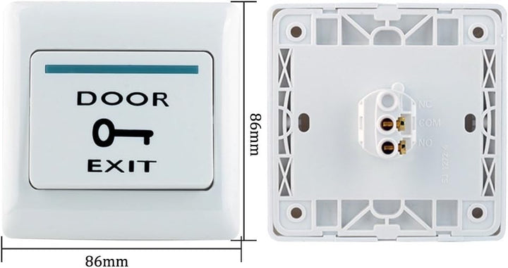 Libo Komplettes Set RFID-Zugangskontrollsystem mit elektrischer Verriegelung Typ NC, Stromversorgung