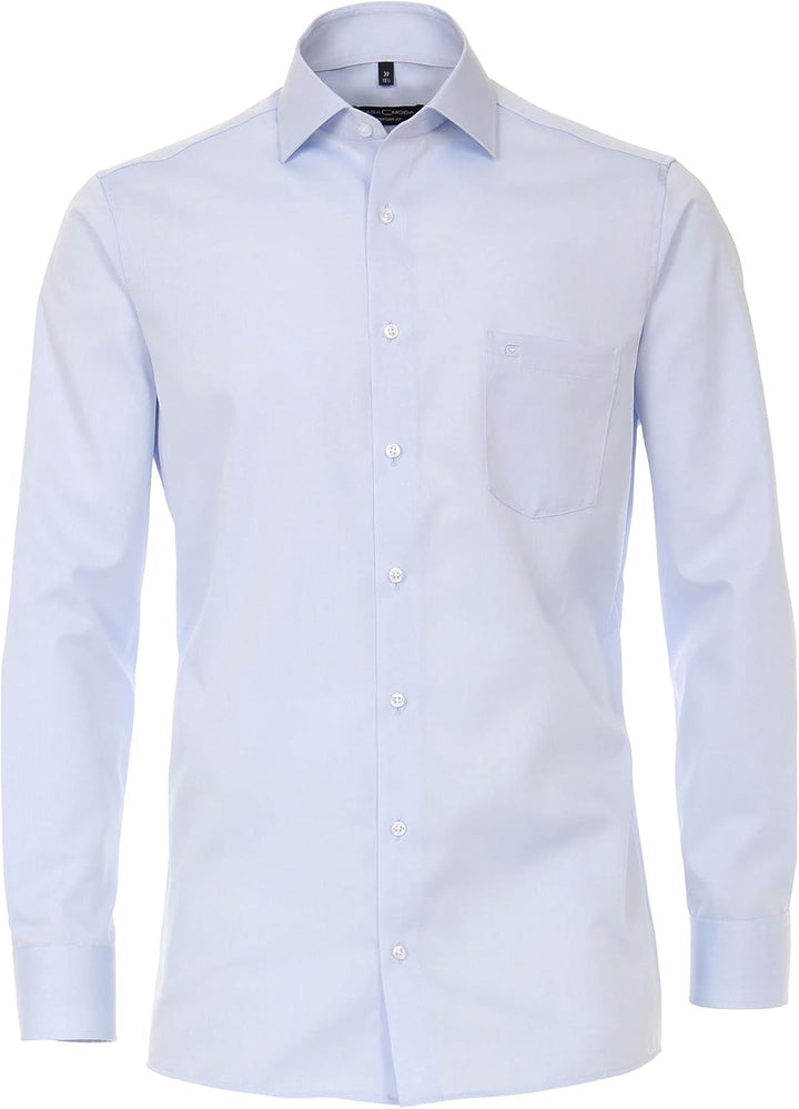 CASAMODA Businesshemd extra Langer Arm 72cm Uni Comfort Fit Standard 38 Himmelblau, Standard 38 Himm