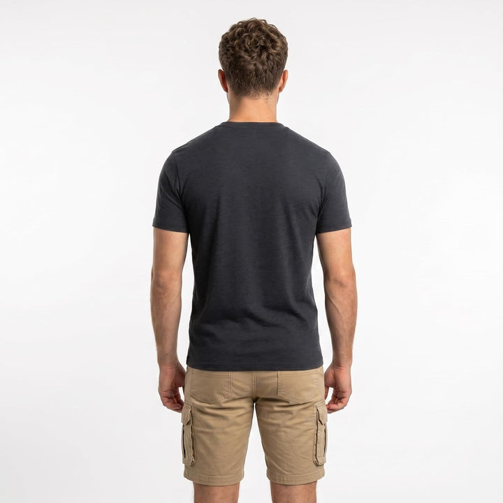 JRC Just Royal Clothing 2er-Pack Herren-Henley-T-Shirts mit halben Ärmeln, leichte Henley-Oberteile