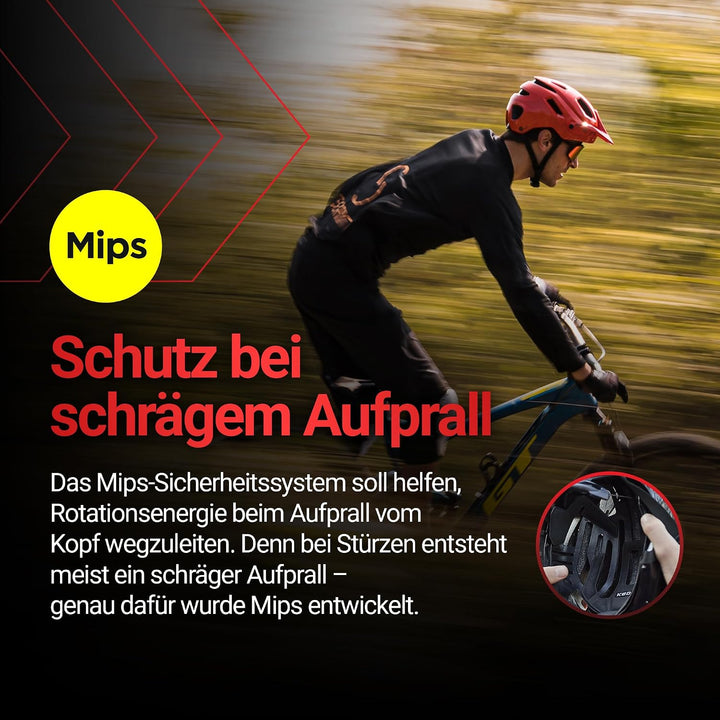 KED Pector ME1 MTB Fahrrad Helm rot 2023 M (52-58cm), M (52-58cm)
