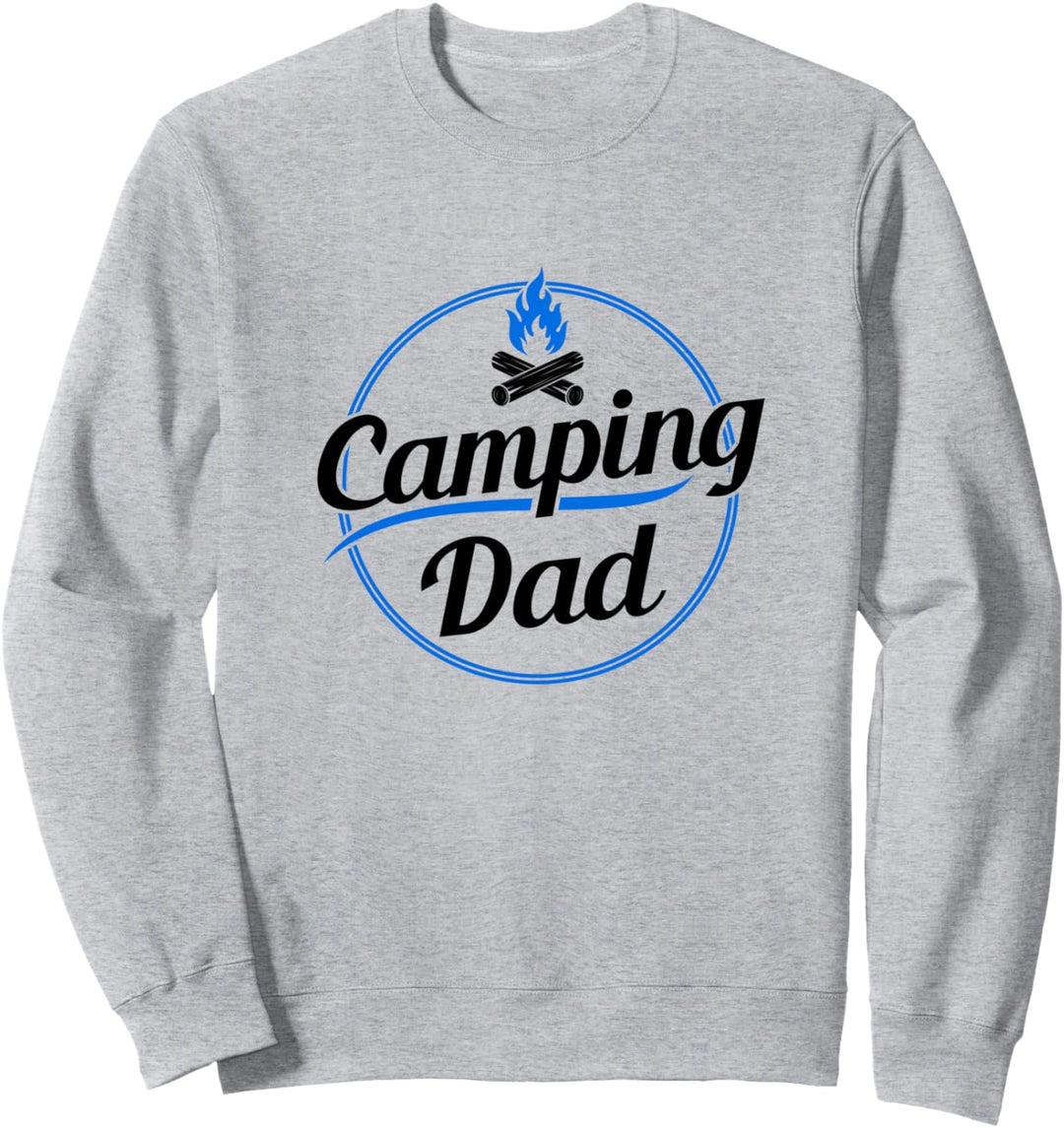 Camping Papa Berge Wandern Natur Wildnis Sweatshirt