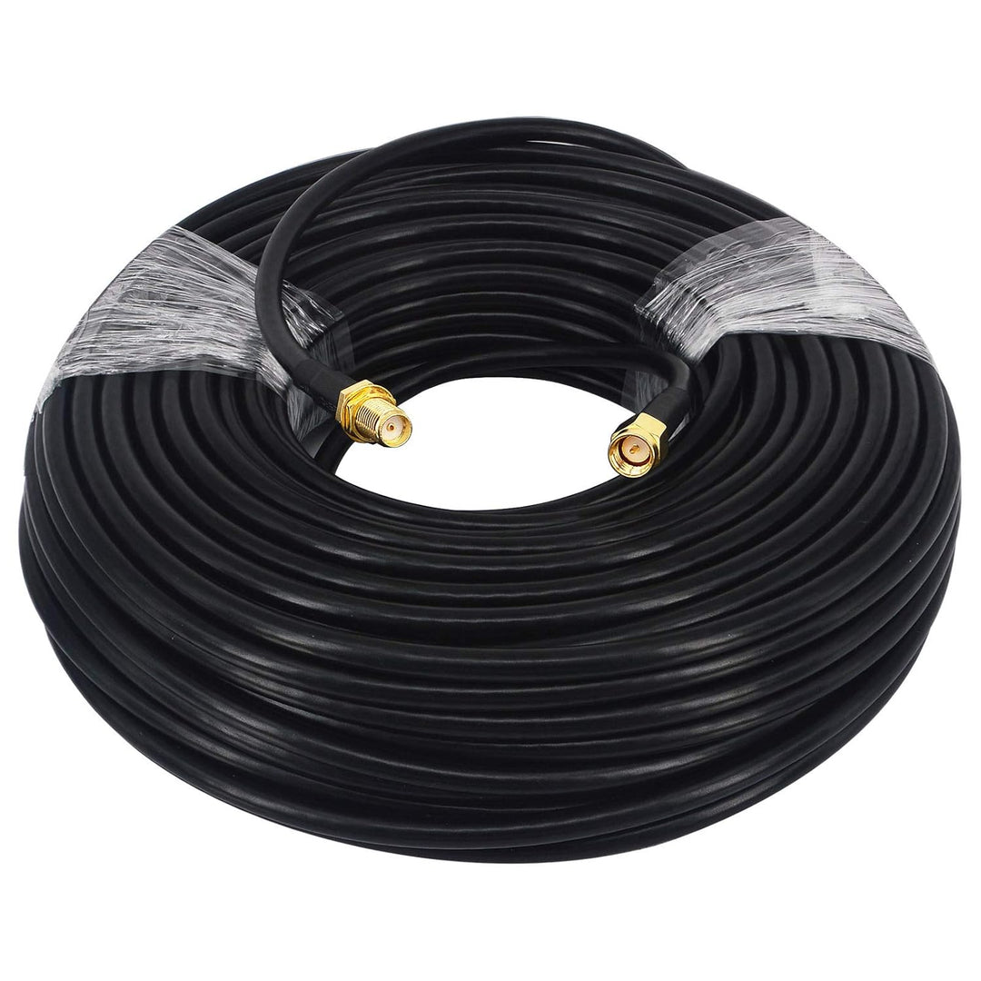 Boobrie SMA-Kabel, Stecker auf Buchse, 25 m, RG58, 50 Ohm, für WLAN-Antenne, 3G 4G LTE-Router, kabel