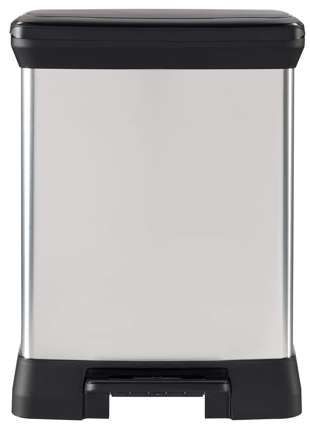 CURVER 203279 Treteimer, rechteckig, Polypropylen/Metall, 39 x 29 x 51 cm