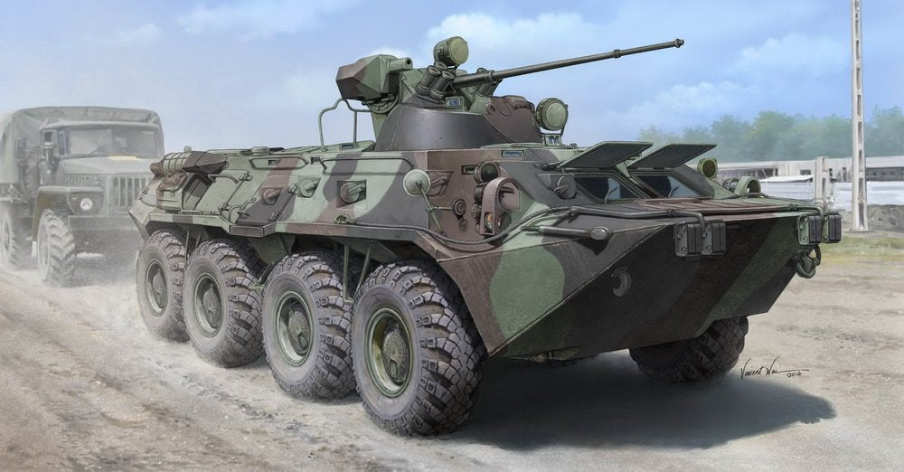 Trumpeter 01595 - Modellbausatz Russian BTR-80A APC