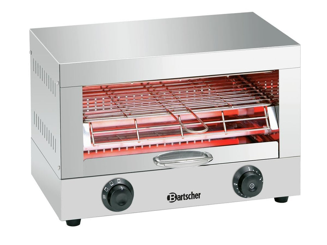 Bartscher A151300 Edelstahl Toast-Überbackgerät Einfach