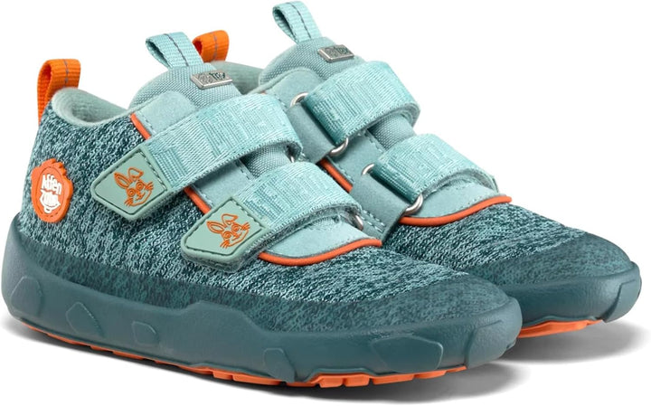 Affenzahn Barfussschuh Leder Kinderschuh für Jungen und Mädchen 21 EU Hase Petrol, 21 EU Hase Petrol