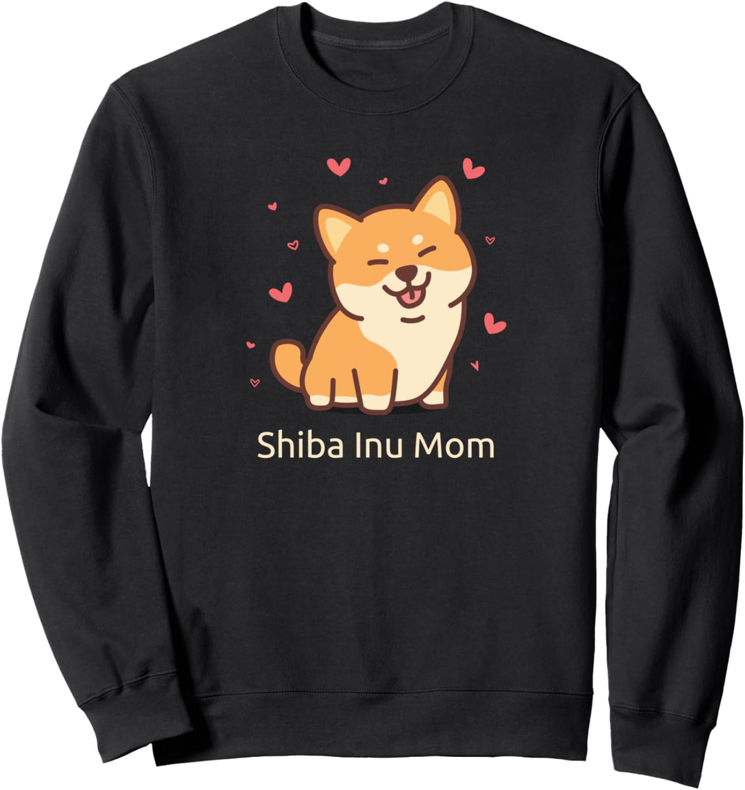 Shiba Inu Mom; für Frauen und Mädchen Sweatshirt