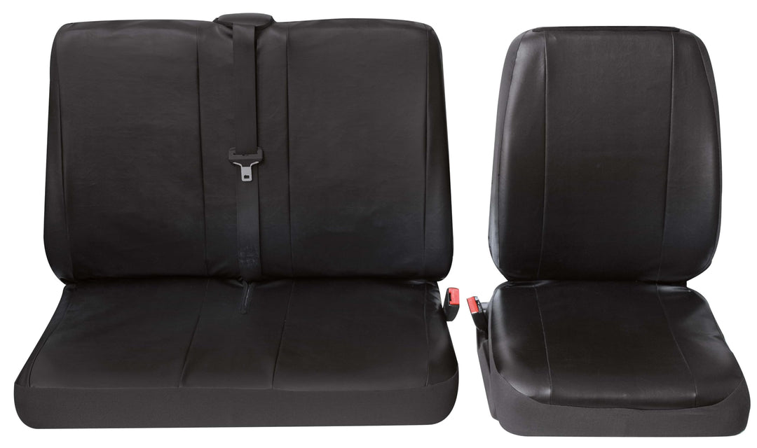 Petex Sitzbezug Universal Eco Class Profi 4 schwarz bestehend aus Einzelsitz und Doppelsitz 2-teilig