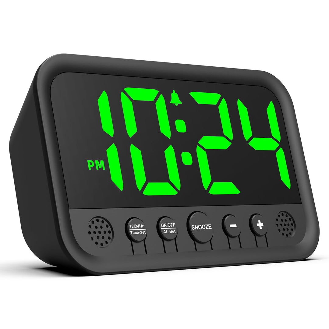 Digitaler Wecker mit Grosser LED-Anzeige für das Schlafzimmer, lauter Wecker für Schwere Schläfer, P