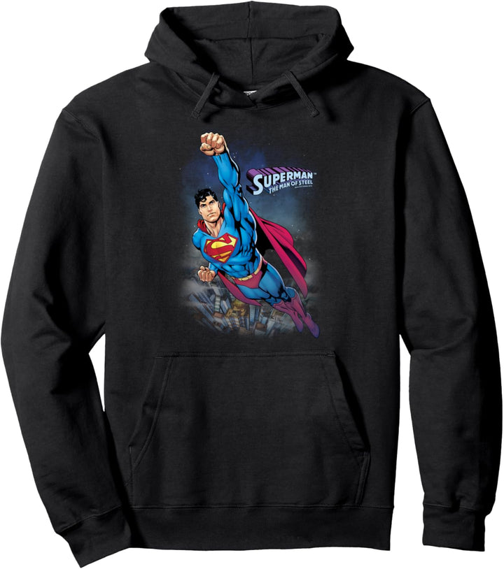 Superman Twilight Flight Pullover Hoodie
