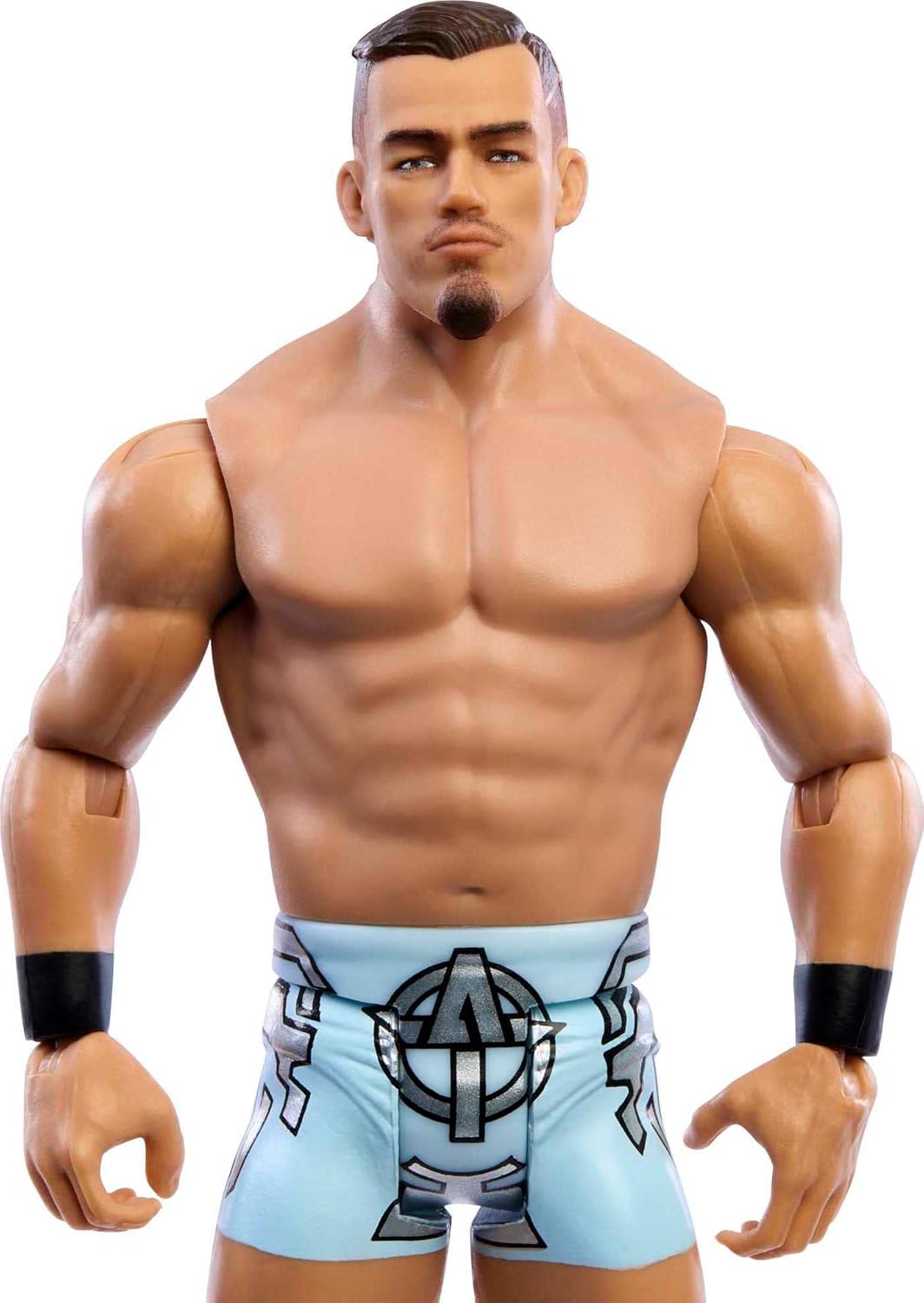 Mattel WWE Theory Basic Actionfigur, 10 Gelenkpunkte & lebensechte Details, 15,2 cm grosses Sammlers