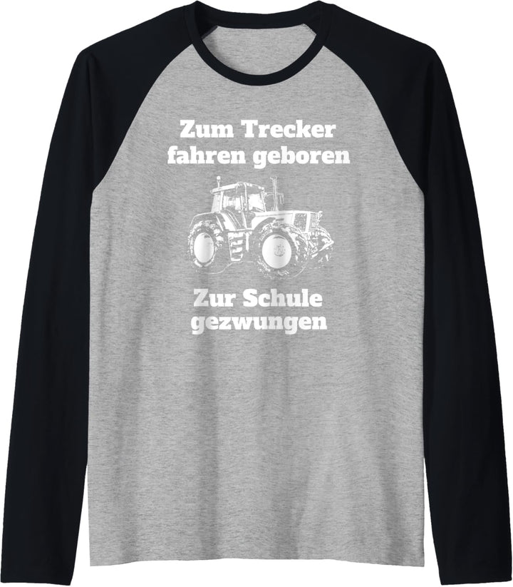 Landwirt Trecker Traktor Landwirtschaft Kinder Kind Geschenk Raglan